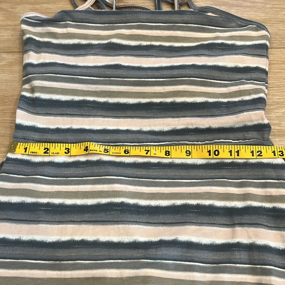 Pact Striped Tank Dress in Blue, Cream, Gray - Picture 9 of 11